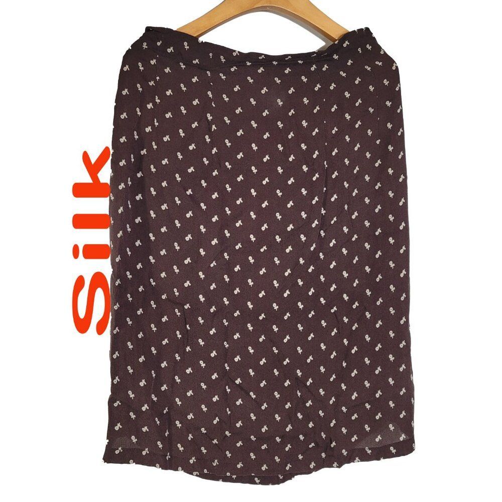 Women's 100% Silk Size XS Tube Skirt SDK379